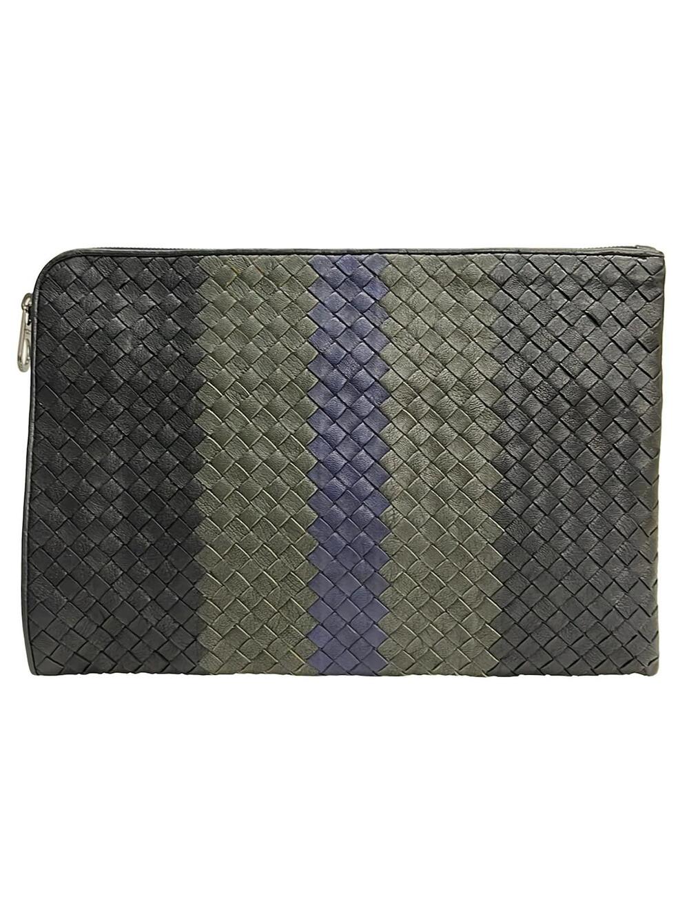 Bottega Veneta Intrecciato Black Khaki #358419B57B